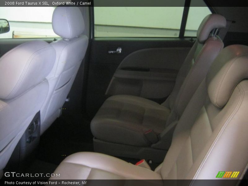 Oxford White / Camel 2008 Ford Taurus X SEL