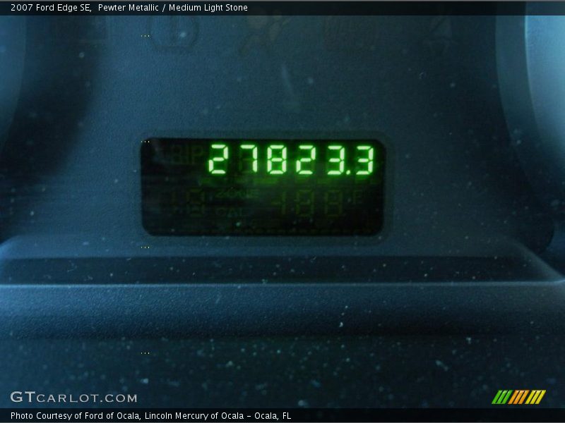 Pewter Metallic / Medium Light Stone 2007 Ford Edge SE