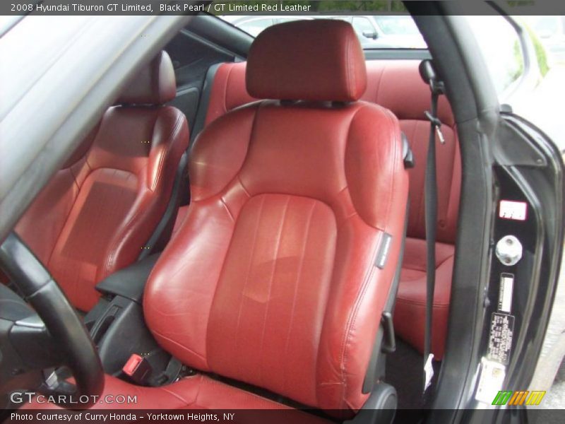  2008 Tiburon GT Limited GT Limited Red Leather Interior