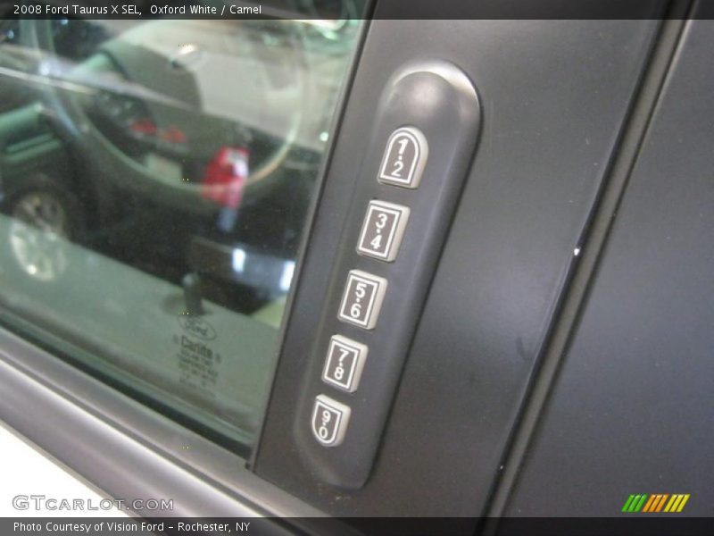 Oxford White / Camel 2008 Ford Taurus X SEL