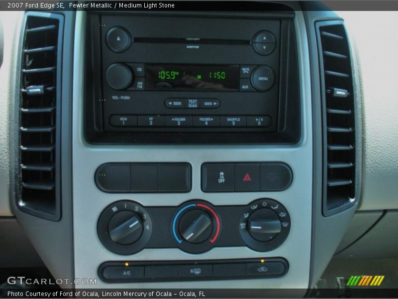 Pewter Metallic / Medium Light Stone 2007 Ford Edge SE