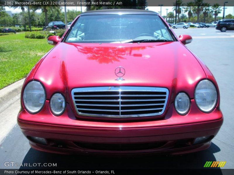 Firemist Red Metallic / Ash 2002 Mercedes-Benz CLK 320 Cabriolet