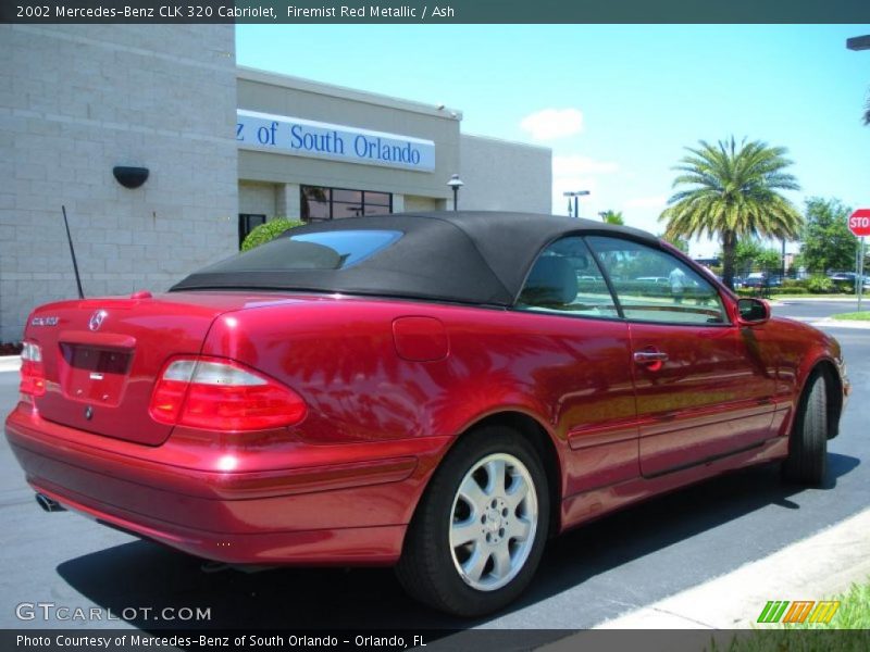 Firemist Red Metallic / Ash 2002 Mercedes-Benz CLK 320 Cabriolet