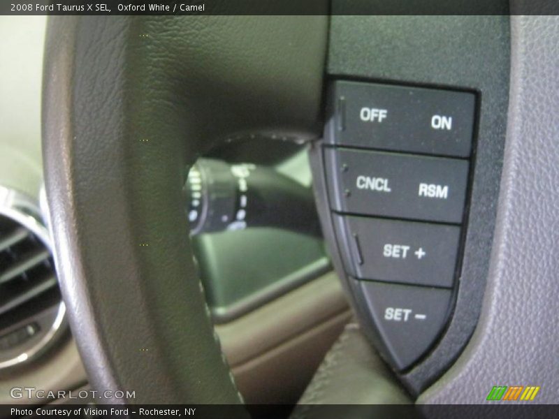 Oxford White / Camel 2008 Ford Taurus X SEL