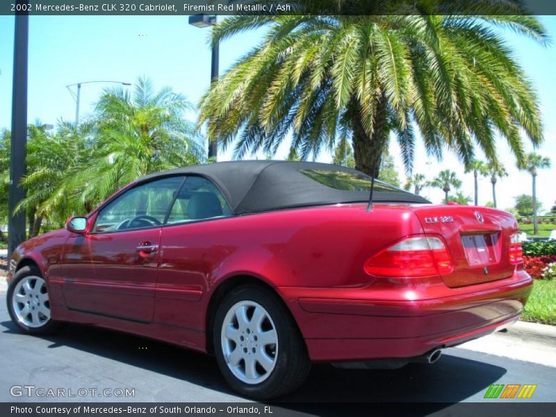  2002 CLK 320 Cabriolet Firemist Red Metallic