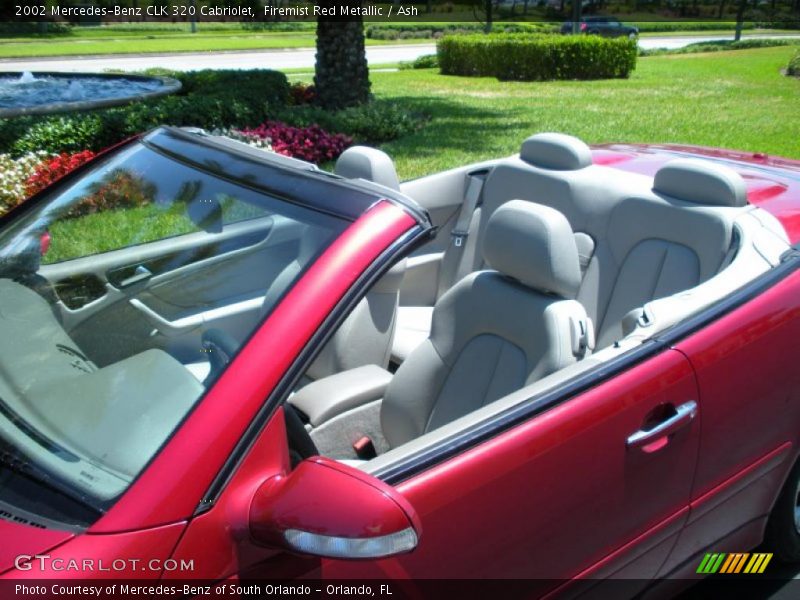 Firemist Red Metallic / Ash 2002 Mercedes-Benz CLK 320 Cabriolet