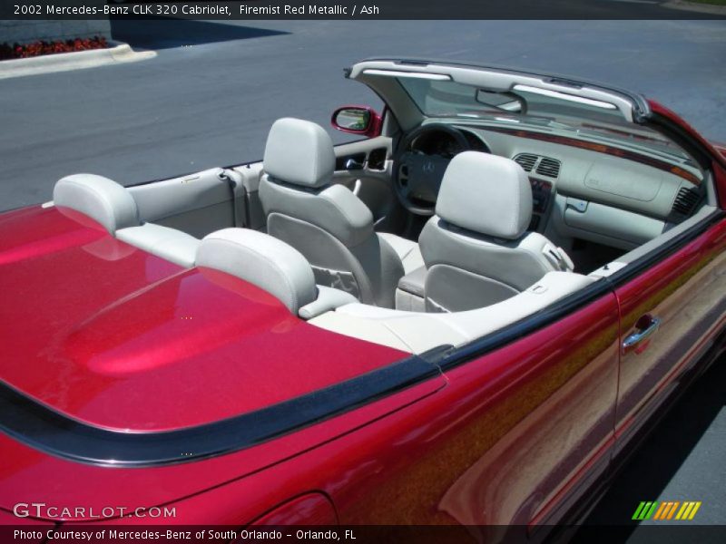 Firemist Red Metallic / Ash 2002 Mercedes-Benz CLK 320 Cabriolet