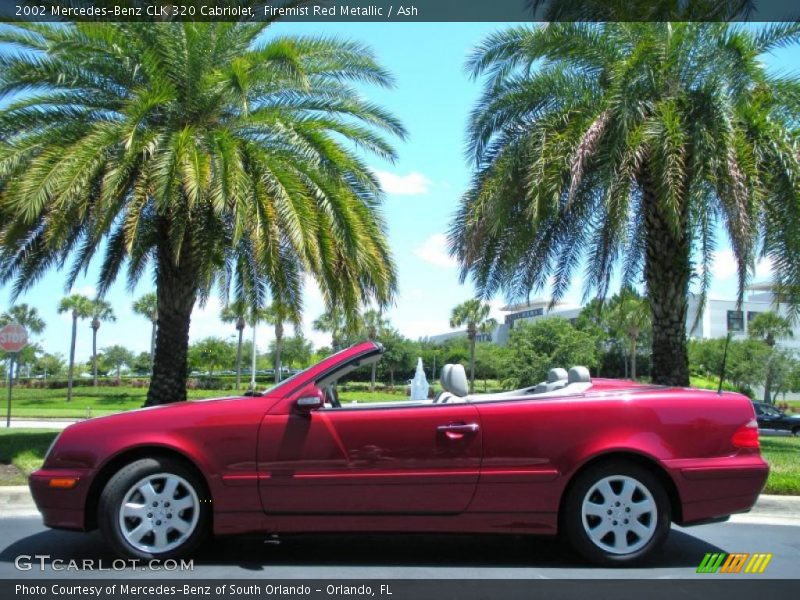  2002 CLK 320 Cabriolet Firemist Red Metallic