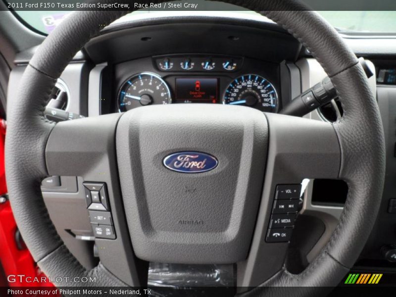 Race Red / Steel Gray 2011 Ford F150 Texas Edition SuperCrew
