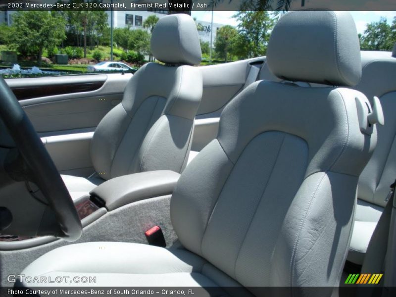 Firemist Red Metallic / Ash 2002 Mercedes-Benz CLK 320 Cabriolet