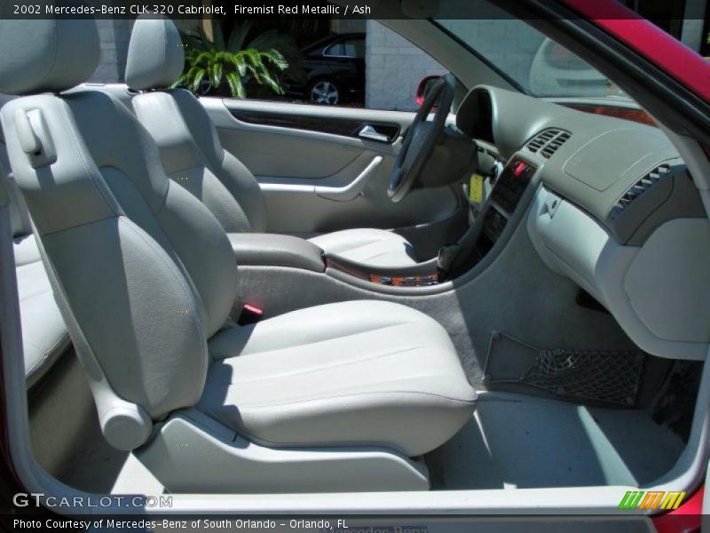 Firemist Red Metallic / Ash 2002 Mercedes-Benz CLK 320 Cabriolet