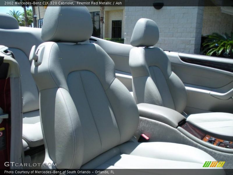 Firemist Red Metallic / Ash 2002 Mercedes-Benz CLK 320 Cabriolet