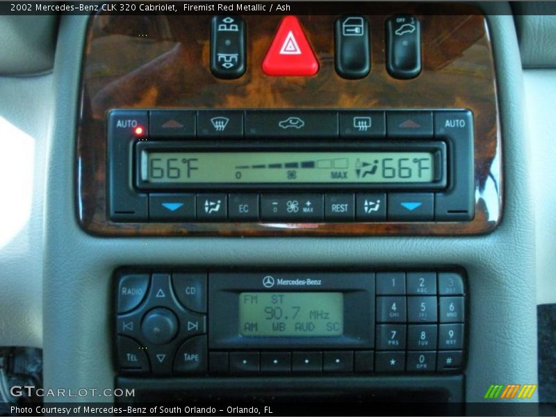 Firemist Red Metallic / Ash 2002 Mercedes-Benz CLK 320 Cabriolet