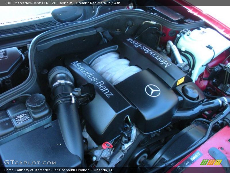  2002 CLK 320 Cabriolet Engine - 3.2 Liter SOHC 18-Valve V6