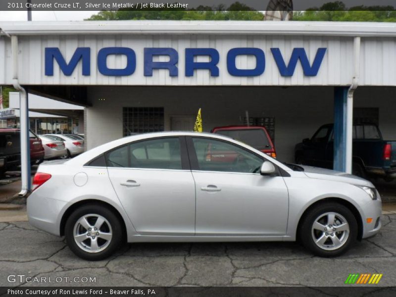 Silver Ice Metallic / Jet Black Leather 2011 Chevrolet Cruze LT