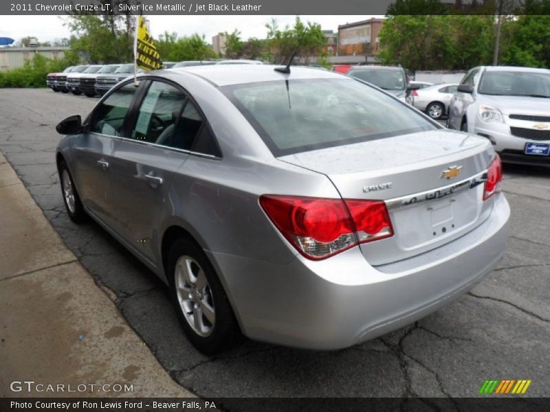Silver Ice Metallic / Jet Black Leather 2011 Chevrolet Cruze LT