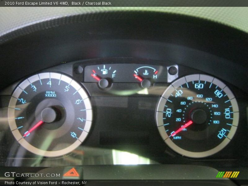 Black / Charcoal Black 2010 Ford Escape Limited V6 4WD