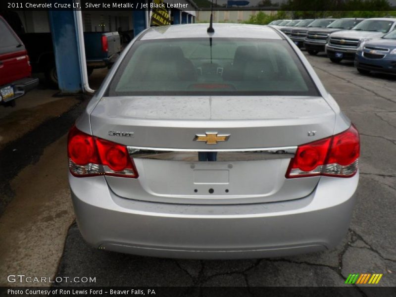 Silver Ice Metallic / Jet Black Leather 2011 Chevrolet Cruze LT