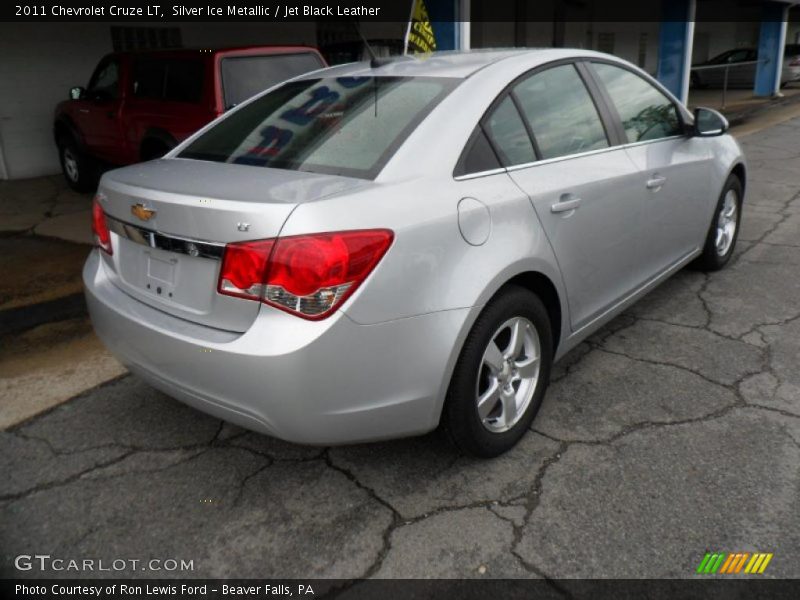 Silver Ice Metallic / Jet Black Leather 2011 Chevrolet Cruze LT
