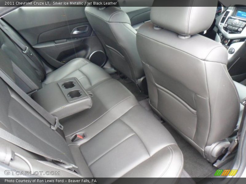 Silver Ice Metallic / Jet Black Leather 2011 Chevrolet Cruze LT