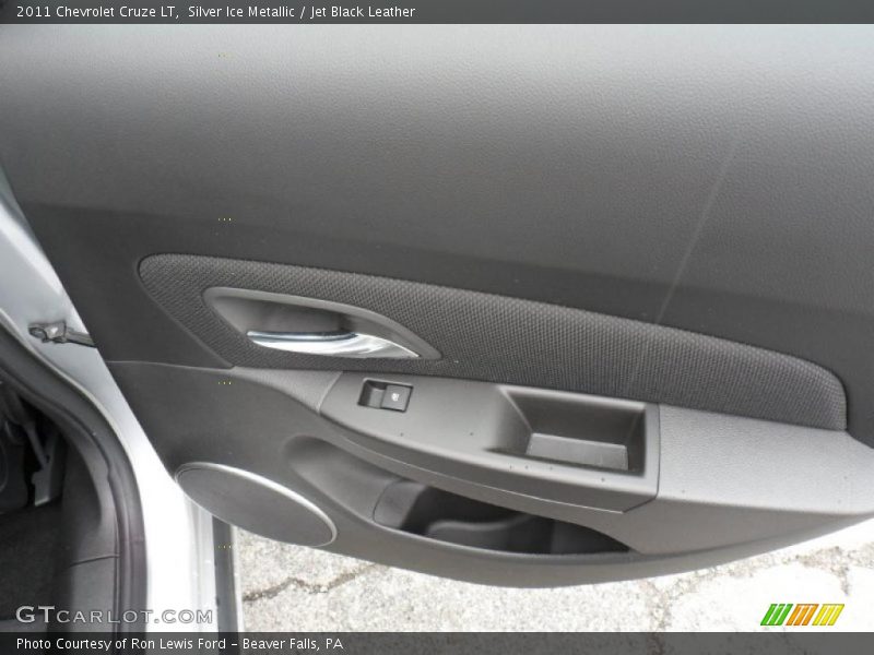 Silver Ice Metallic / Jet Black Leather 2011 Chevrolet Cruze LT