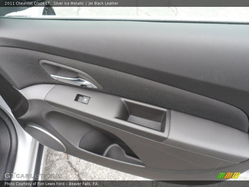 Silver Ice Metallic / Jet Black Leather 2011 Chevrolet Cruze LT