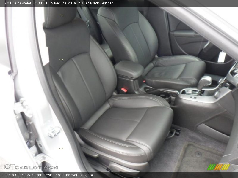 Silver Ice Metallic / Jet Black Leather 2011 Chevrolet Cruze LT