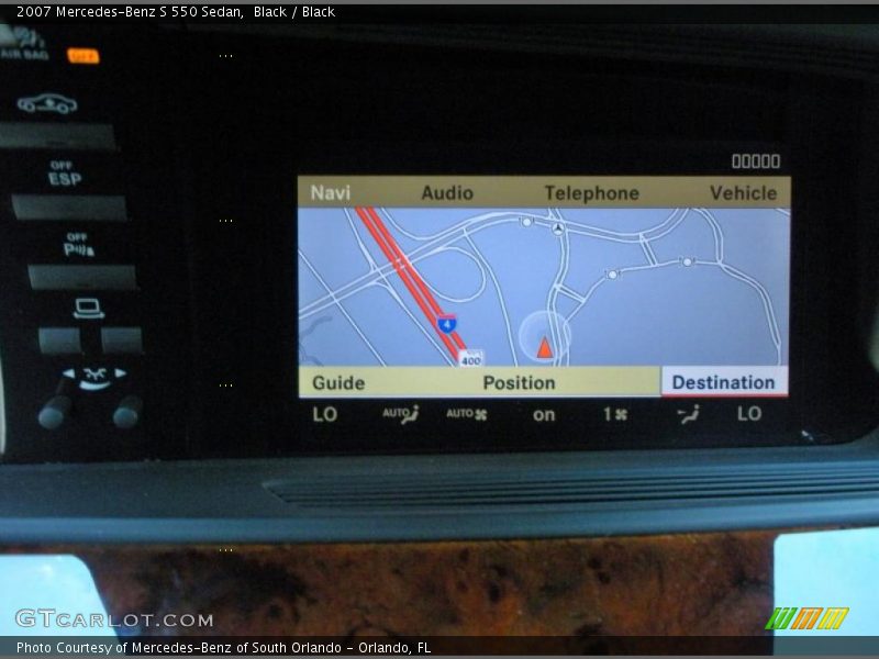 Black / Black 2007 Mercedes-Benz S 550 Sedan