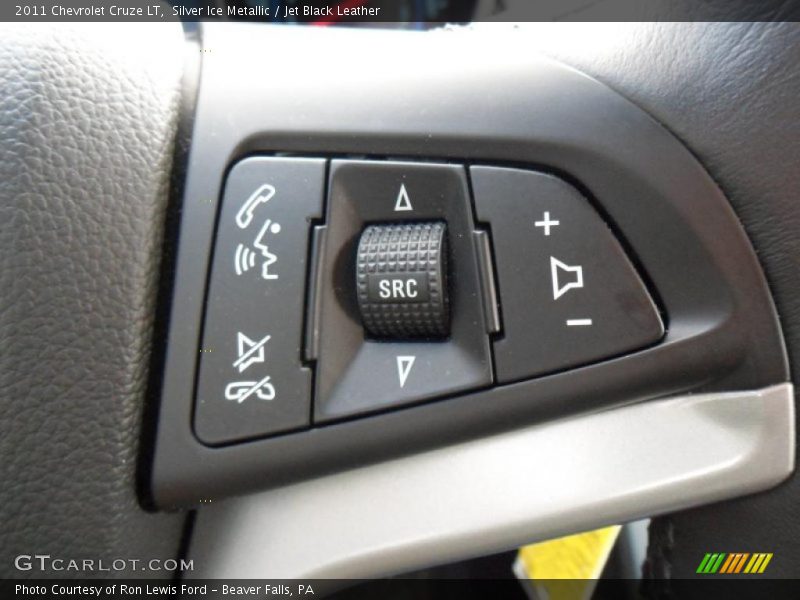 Silver Ice Metallic / Jet Black Leather 2011 Chevrolet Cruze LT