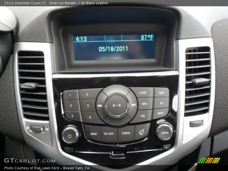 Silver Ice Metallic / Jet Black Leather 2011 Chevrolet Cruze LT