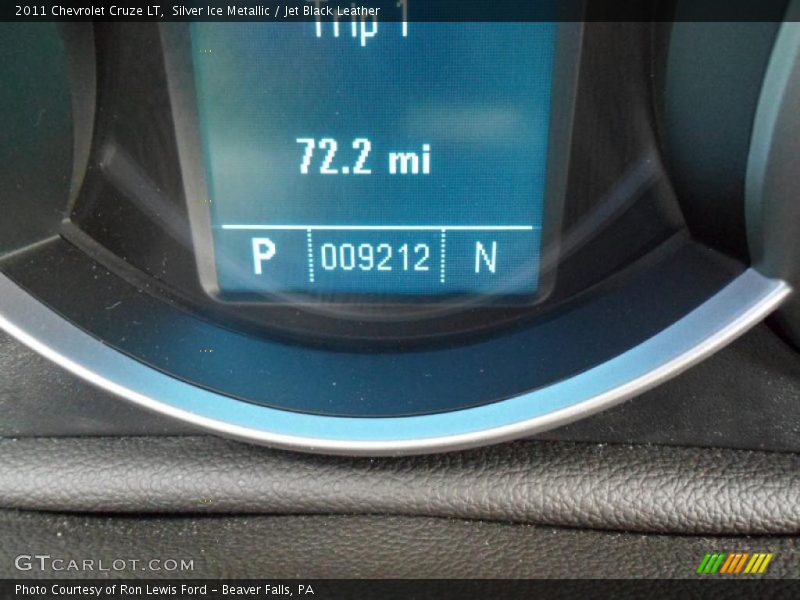 Silver Ice Metallic / Jet Black Leather 2011 Chevrolet Cruze LT