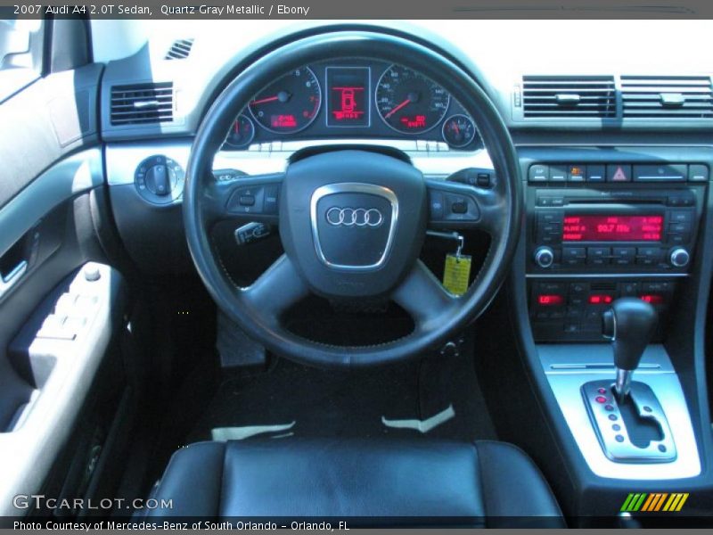 Quartz Gray Metallic / Ebony 2007 Audi A4 2.0T Sedan