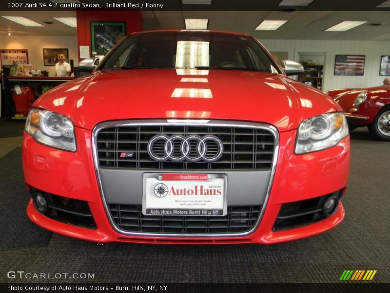Brilliant Red / Ebony 2007 Audi S4 4.2 quattro Sedan
