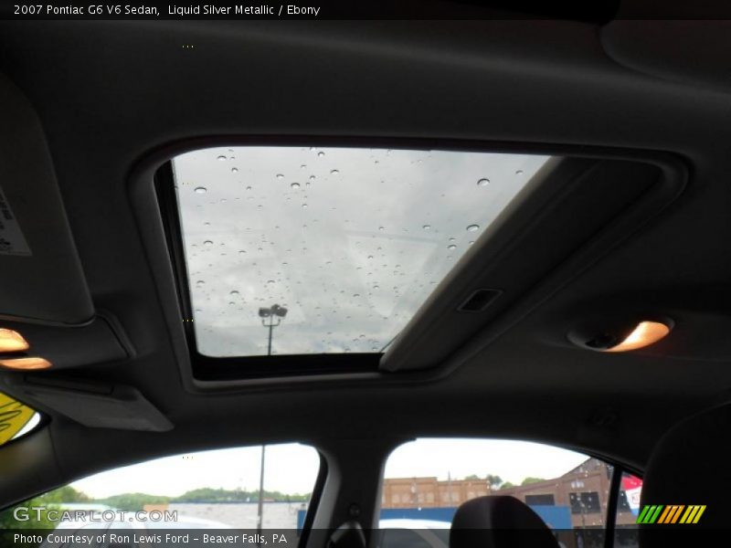 Liquid Silver Metallic / Ebony 2007 Pontiac G6 V6 Sedan