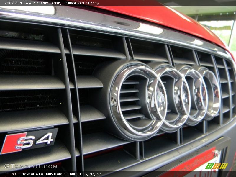 Brilliant Red / Ebony 2007 Audi S4 4.2 quattro Sedan