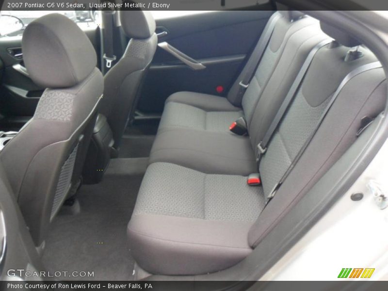 Liquid Silver Metallic / Ebony 2007 Pontiac G6 V6 Sedan