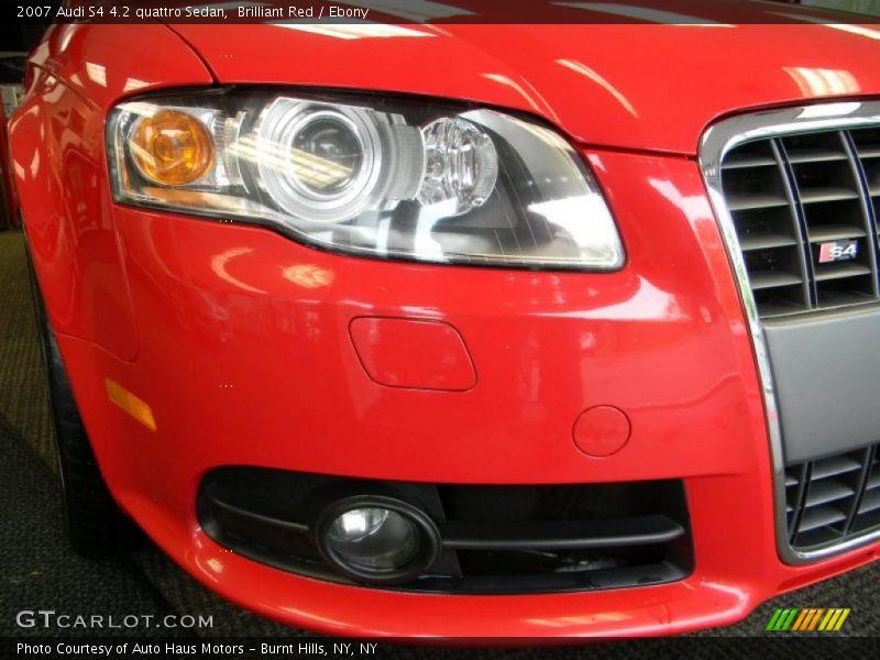 Brilliant Red / Ebony 2007 Audi S4 4.2 quattro Sedan