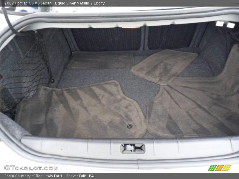 Liquid Silver Metallic / Ebony 2007 Pontiac G6 V6 Sedan