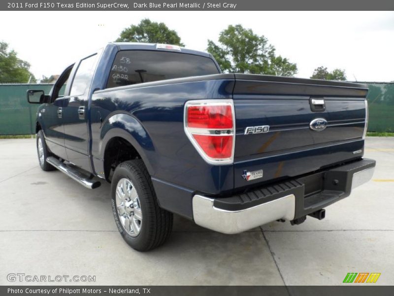 Dark Blue Pearl Metallic / Steel Gray 2011 Ford F150 Texas Edition SuperCrew