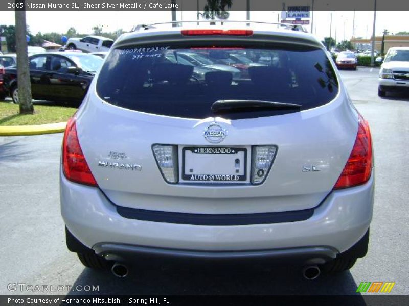 Sheer Silver Metallic / Cafe Latte 2005 Nissan Murano SL