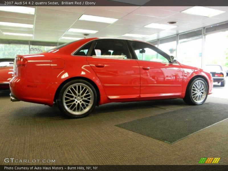Brilliant Red / Ebony 2007 Audi S4 4.2 quattro Sedan