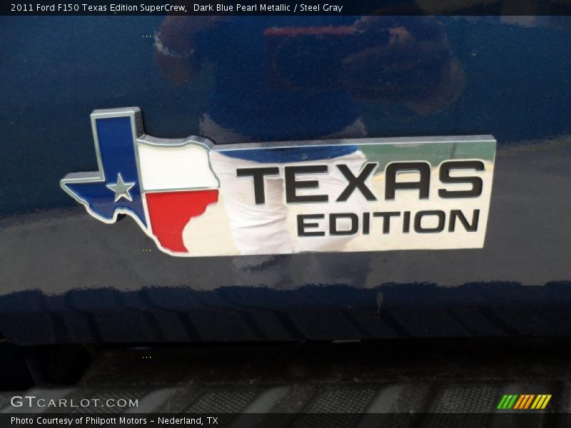 Dark Blue Pearl Metallic / Steel Gray 2011 Ford F150 Texas Edition SuperCrew
