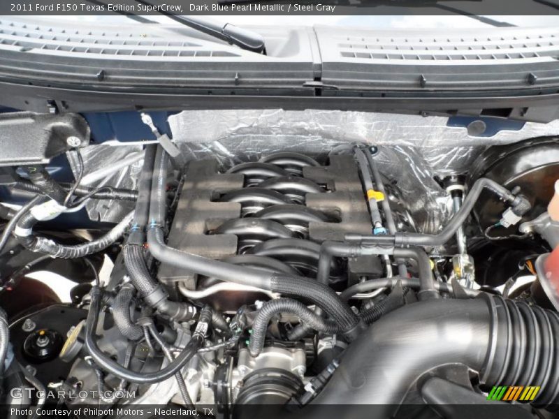 Dark Blue Pearl Metallic / Steel Gray 2011 Ford F150 Texas Edition SuperCrew