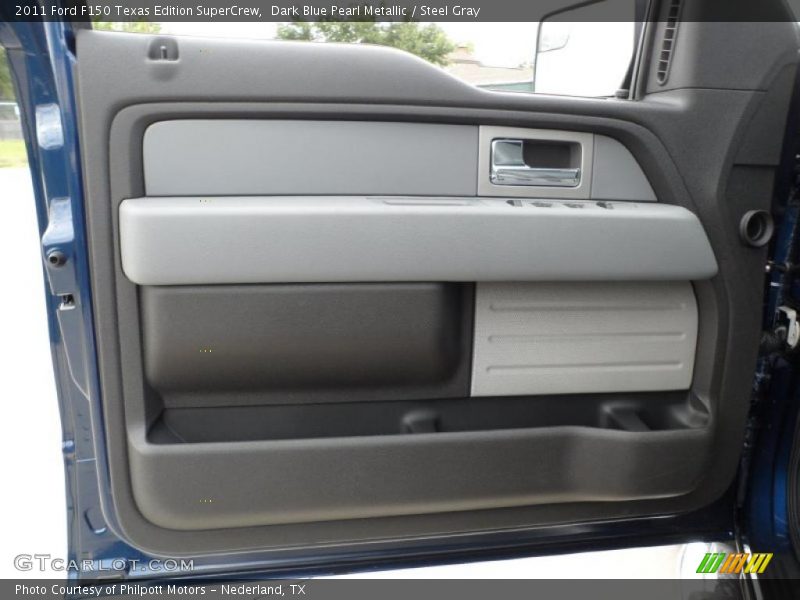 Dark Blue Pearl Metallic / Steel Gray 2011 Ford F150 Texas Edition SuperCrew