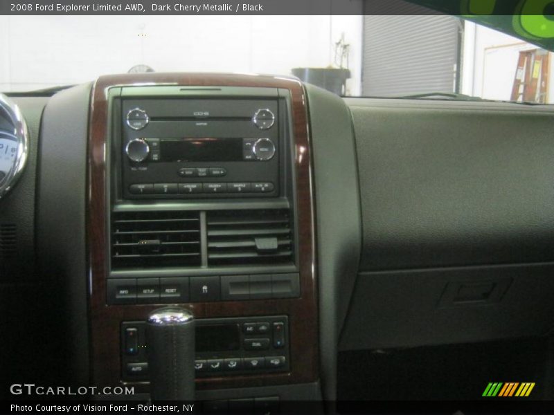 Dark Cherry Metallic / Black 2008 Ford Explorer Limited AWD