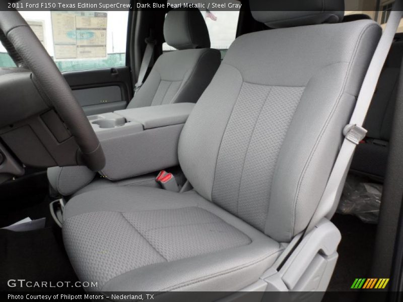 Dark Blue Pearl Metallic / Steel Gray 2011 Ford F150 Texas Edition SuperCrew