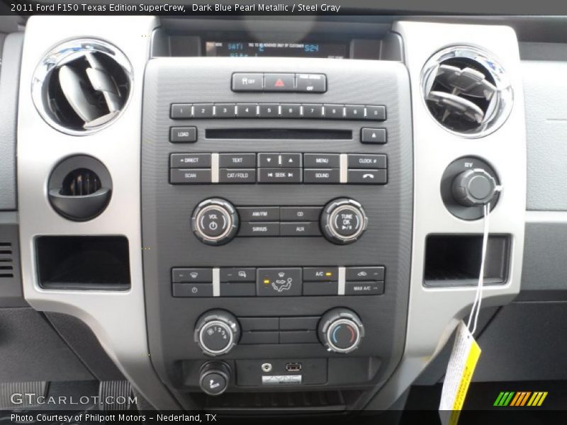 Dark Blue Pearl Metallic / Steel Gray 2011 Ford F150 Texas Edition SuperCrew