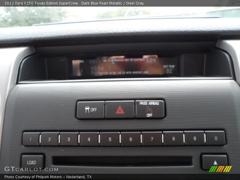 Dark Blue Pearl Metallic / Steel Gray 2011 Ford F150 Texas Edition SuperCrew