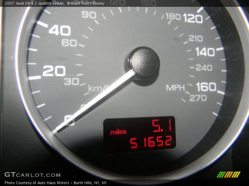 Brilliant Red / Ebony 2007 Audi S4 4.2 quattro Sedan