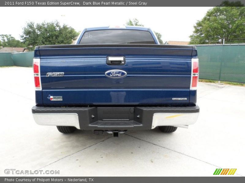 Dark Blue Pearl Metallic / Steel Gray 2011 Ford F150 Texas Edition SuperCrew